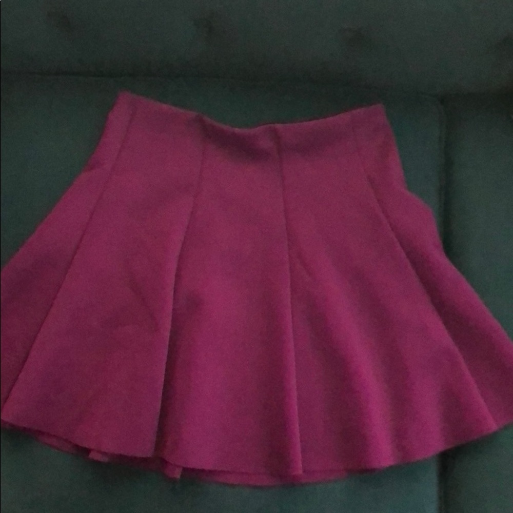 Fuchsia Forever 21 skirt